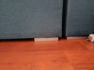 Sofá modular azul turquesa