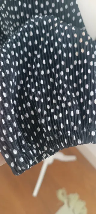 Blusa Zara Estampada Manga Larga Talla S