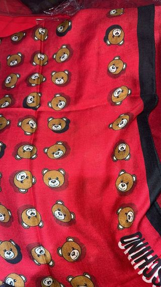 Sciarpa/foulard Moschino Rosso