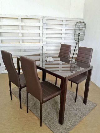 LIQUIDAMOS COMEDORES 4 SILLAS NUEVOS *685*038*326*