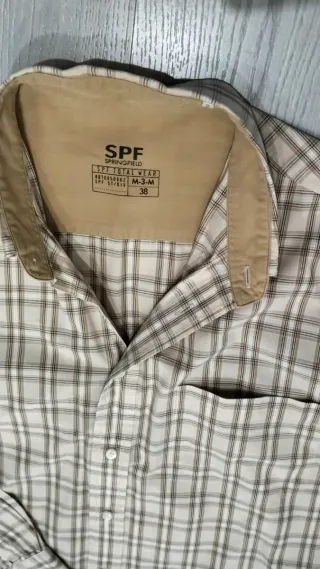 2 Camisas Springfield cuadros hombre