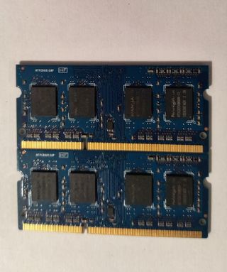 2x Módulos RAM DDR3 1333 MHz (Total 4GB RAM)