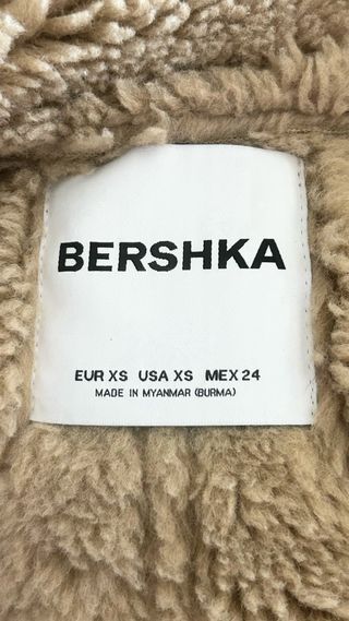 Cazadora efecto piel con borreguito