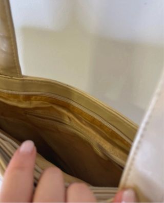 Bolso patchwork piel multicolor