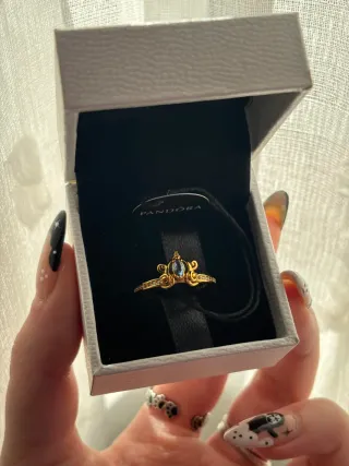 Anillo Pandora Carroza La Cenicienta