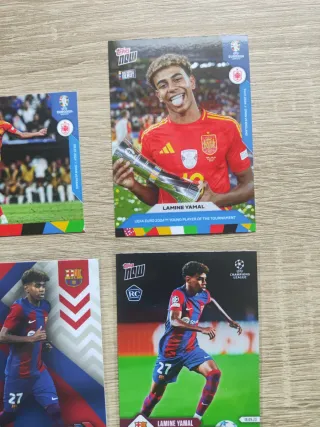 Lote Cartas Yamal Topps Rookie Cards