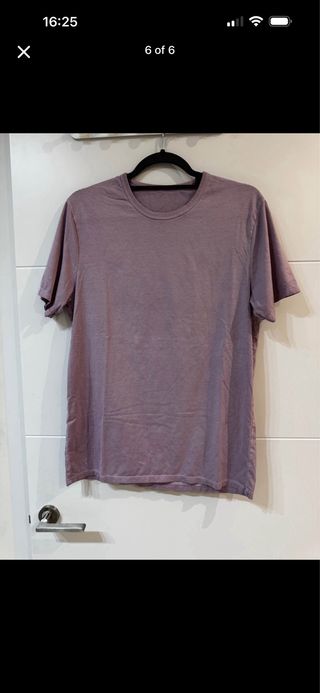 Camiseta Lululemon Fundamental Talla M Beige