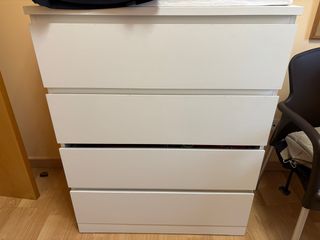 Cómoda blanca 4 cajones