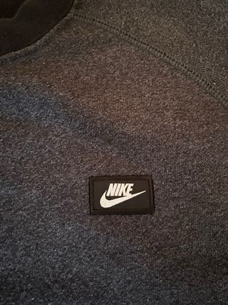 Sudadera Nike Negra Sin Capucha Talla M/L