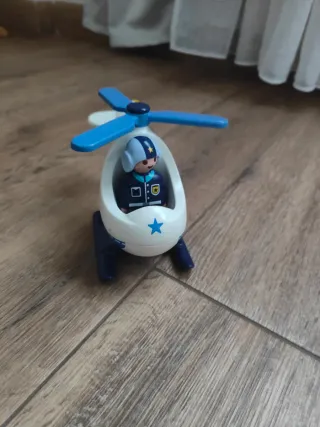 Helicóptero Playmobil Policía