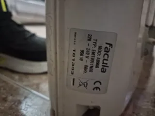 Radiador eléctrico blanco