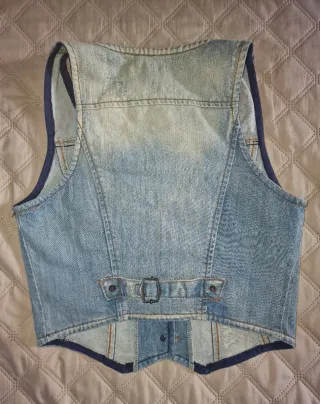 Chaleco vaquero Mango Talla M