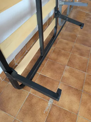 Somier 90x190cm Patas Plegables