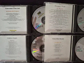 Lote 4 CDs Clásica: Verdi, Rossini, Chopin Puccini