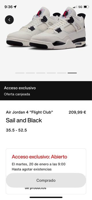 Zapatillas Jordan 4 Flight Club