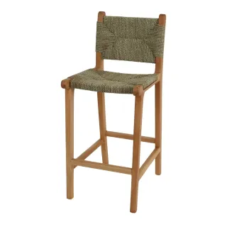 TABARCA TABURETE MADERA CAOBA