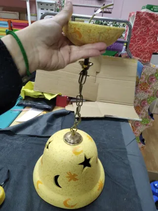 Lámpara de mesa y techo sol y luna tengo 2 conjunt