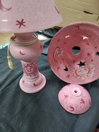 Lámpara de mesa y techo sol y luna tengo 2 conjunt