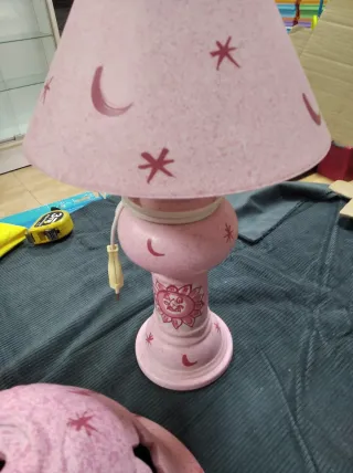 Lámpara de mesa y techo sol y luna tengo 2 conjunt