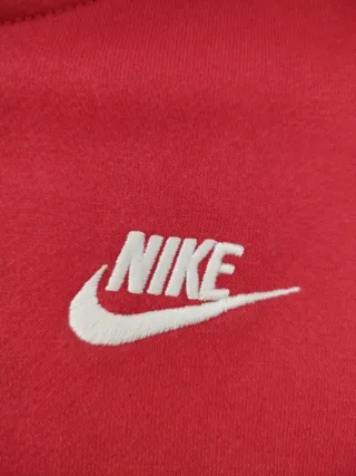 Sudadera Nike Roja. Unisex talla L de niño