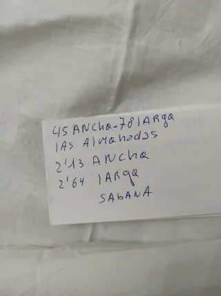 Sábana antigua bordada floral