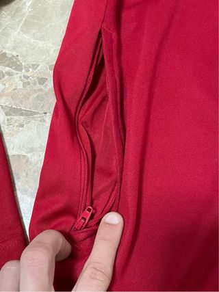 Chaqueta Adidas Roja Clásica Talla XS
