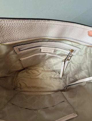 Borsa Michael Kors Beige Oro