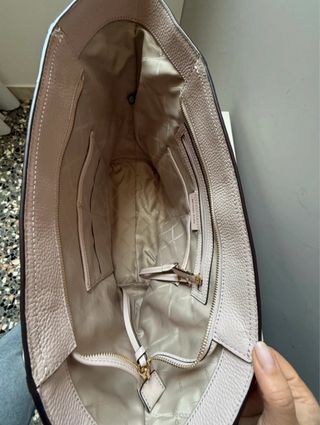 Borsa Michael Kors Beige Oro