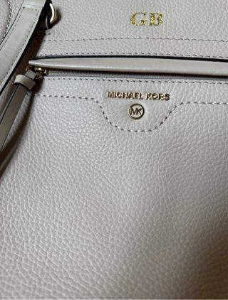 Borsa Michael Kors Beige Oro
