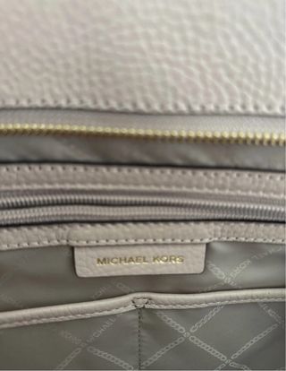 Borsa Michael Kors Beige Oro