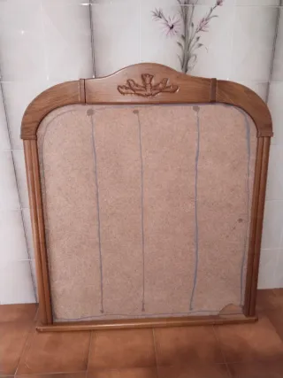 Marco de castaño para espejo