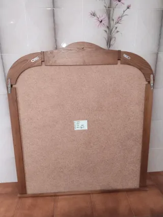 Marco de castaño para espejo