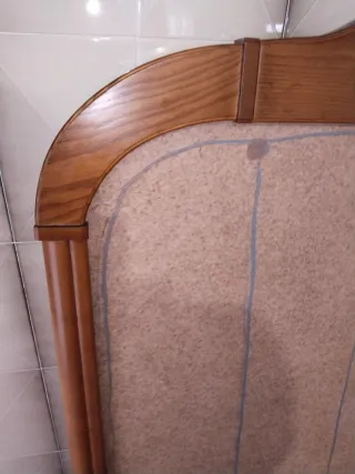 Marco de castaño para espejo