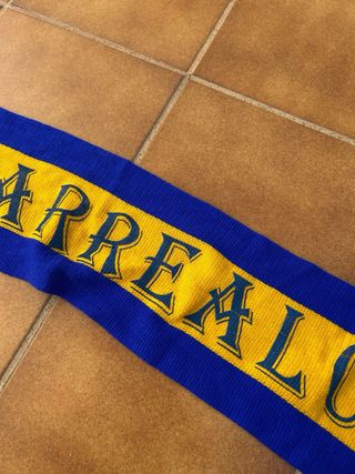 Bufanda Villarreal CF Azul y Amarilla