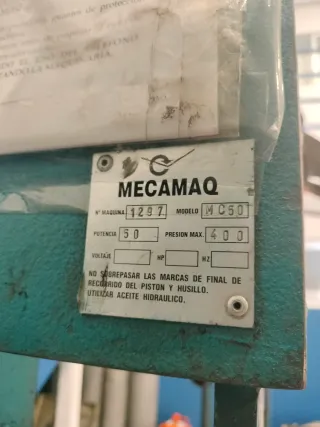 Prensa Hidráulica Mecamac