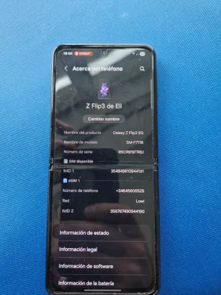 Samsung Galaxy Z Flip 3 Nero