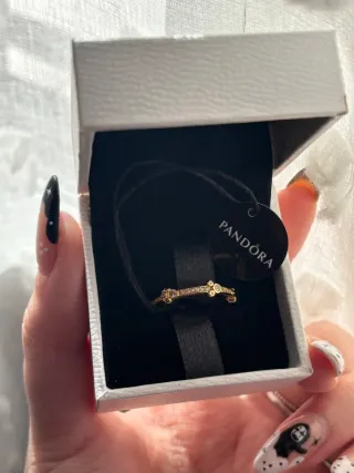 Anillo Pandora Mickey y Minnie Mouse