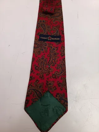 Corbata Paisley Roja y Marrón