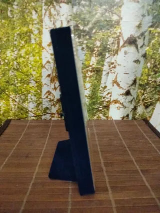 Orologio/sveglia da tavolo cornice argento ,nuovo