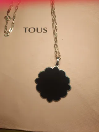 Collar Tous Plata con Colgante muy grande