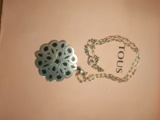 Collar Tous Plata con Colgante muy grande