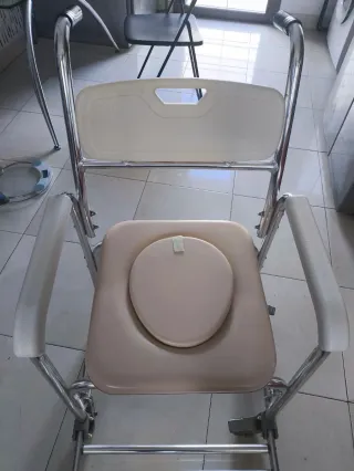 Silla Ortopédica Inodoro con Ruedas