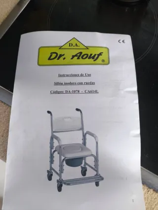 Silla Ortopédica Inodoro con Ruedas