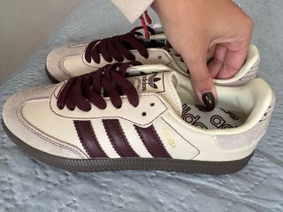 Adidas Samba Beige/Burdeos