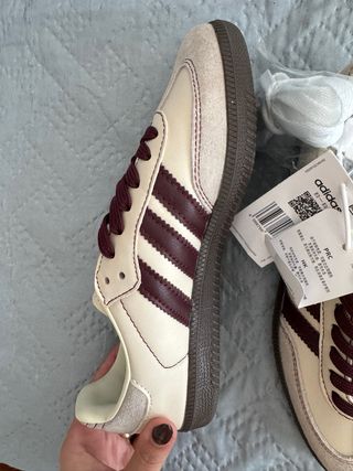 Adidas Samba Beige/Burdeos