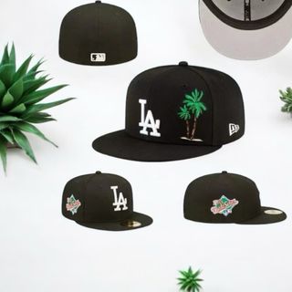 Gorra New Era 59FIFTY Dodgers Negra Palmeras