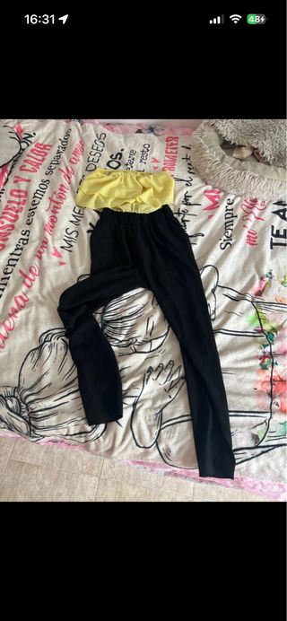 Mono negro y amarillo