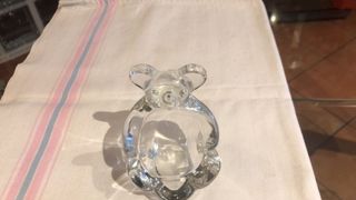 Portacenere in vetro a forma di orsetto