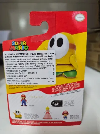 Super Mario Yellow Shy Guy Action Figure