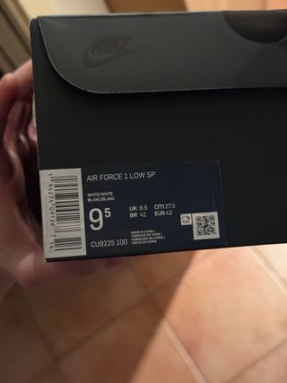 Nike Air Force 1 Low Supreme Bianche